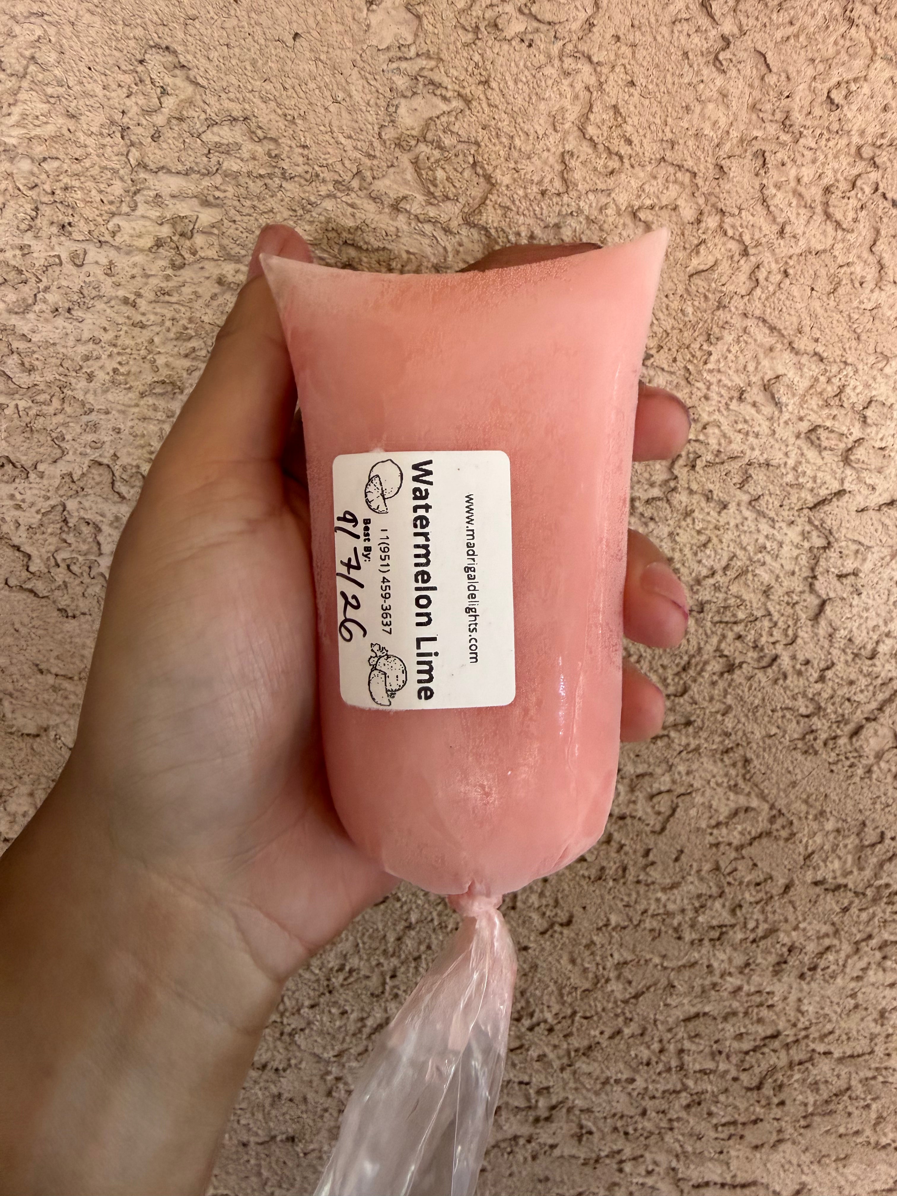 Watermelon Lime Freeze Pops