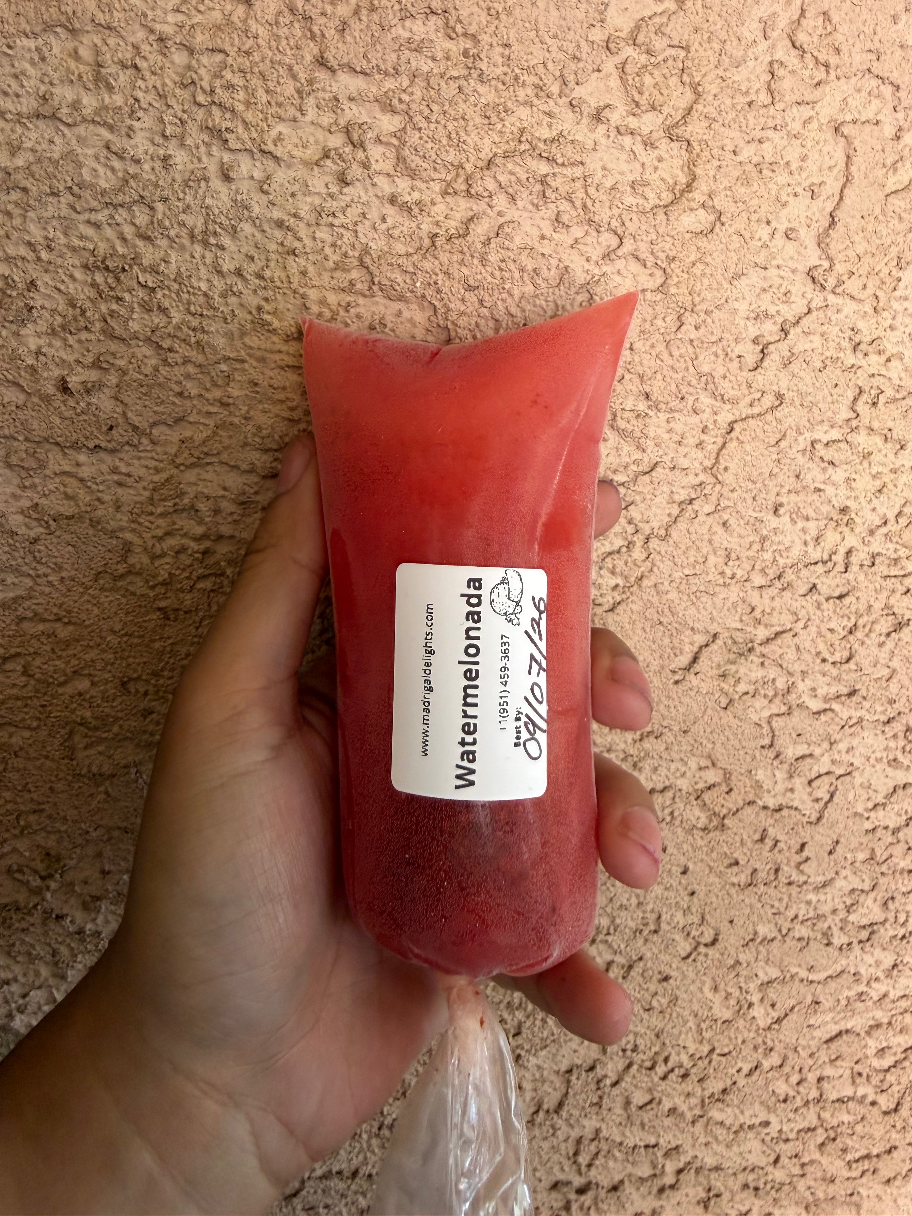 Watermelonada Freeze Pops