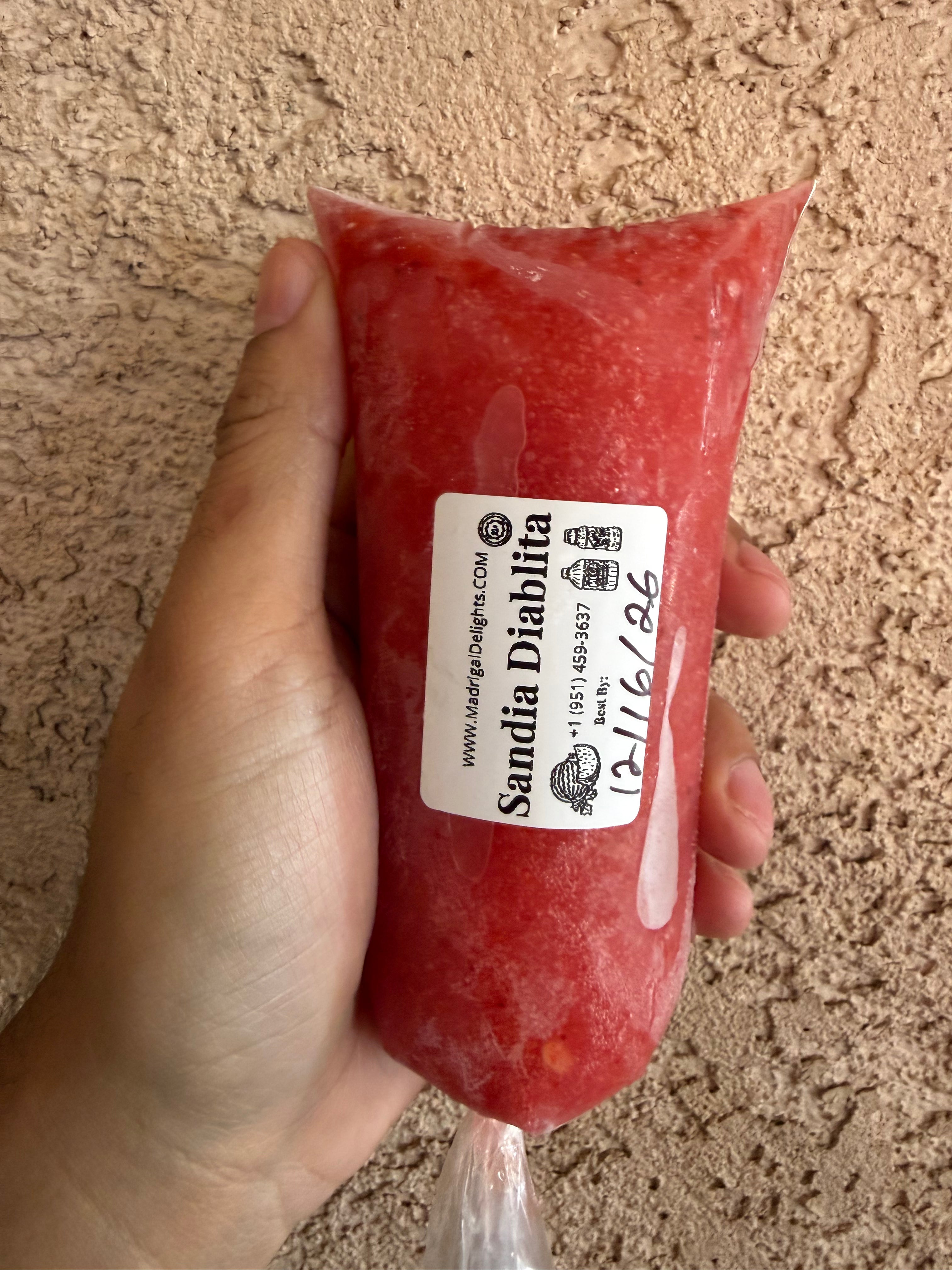 Sandía Diablita Freeze Pops