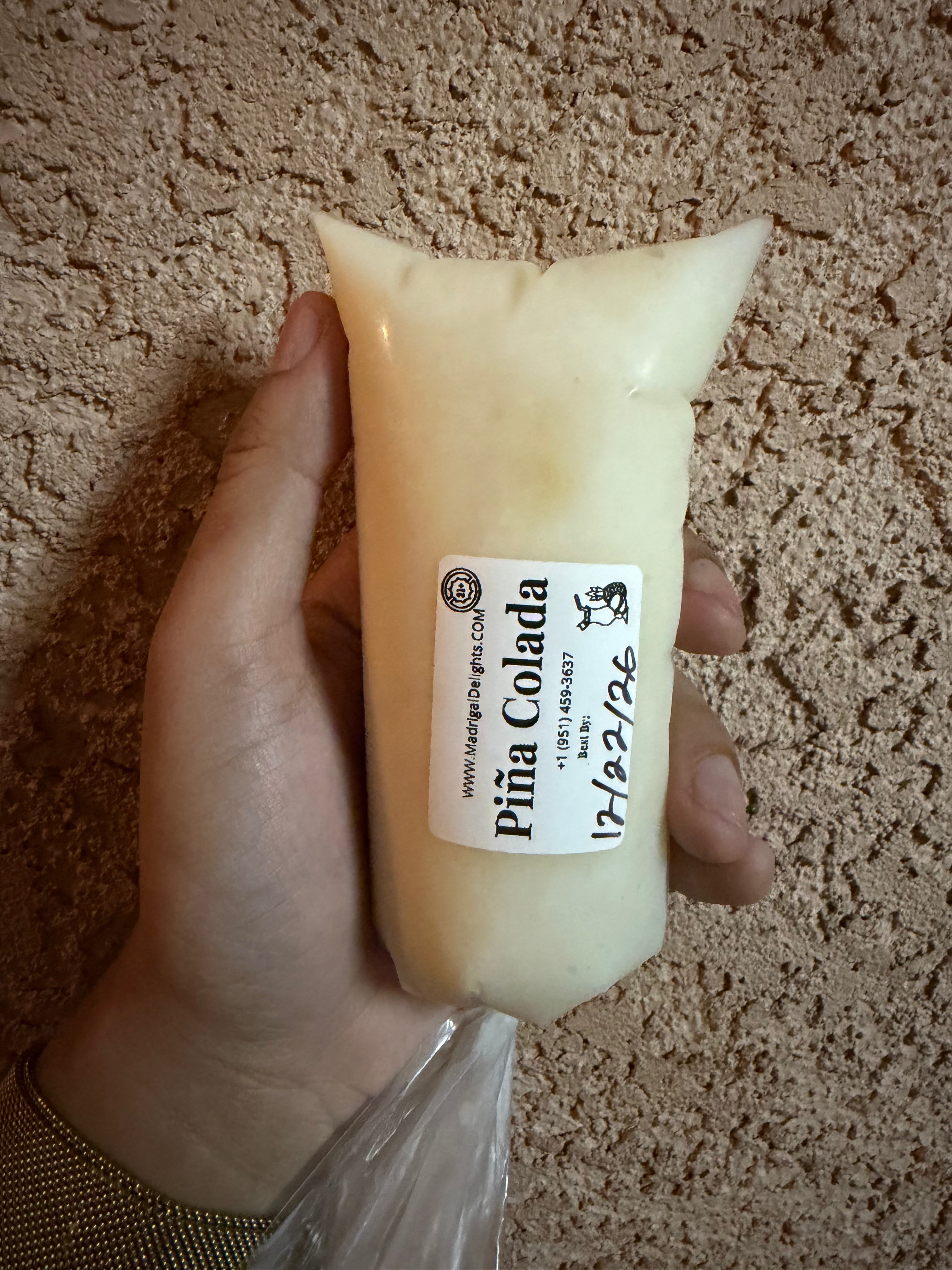 Piña Colada Freeze Pops